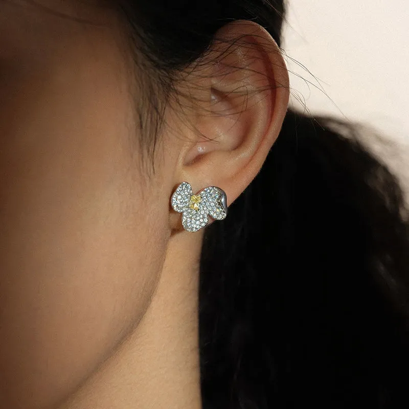 Orchid Bloom Earrings sold by Hefang product image thumbnail 2