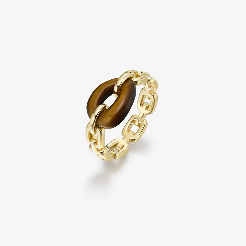 Coffee Bean Ring made by Hefang