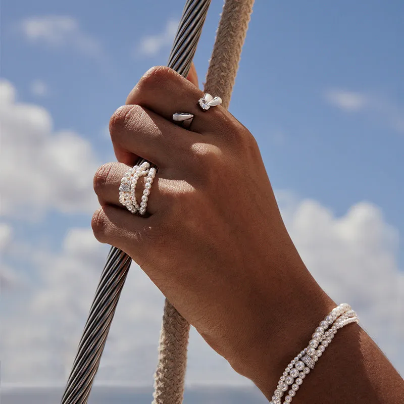 Shell Pearls Ring sold by Hefang product image thumbnail 2
