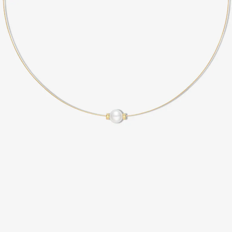 Floating Pearl Necklace sold by Hefang