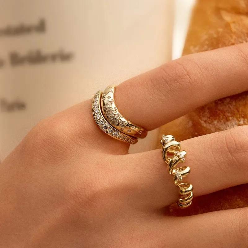 Starry Stacking Ring sold by Hefang product image thumbnail 2