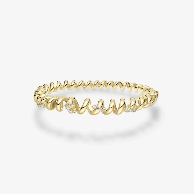 Fusilli Bangle sold by Hefang
