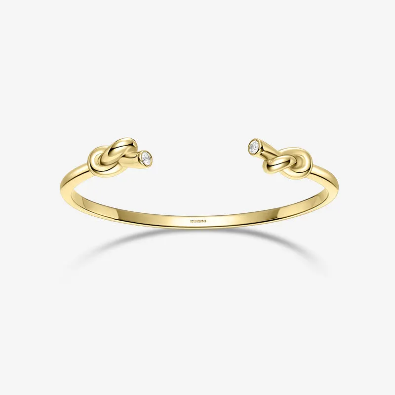 Knot Bangle made by Hefang