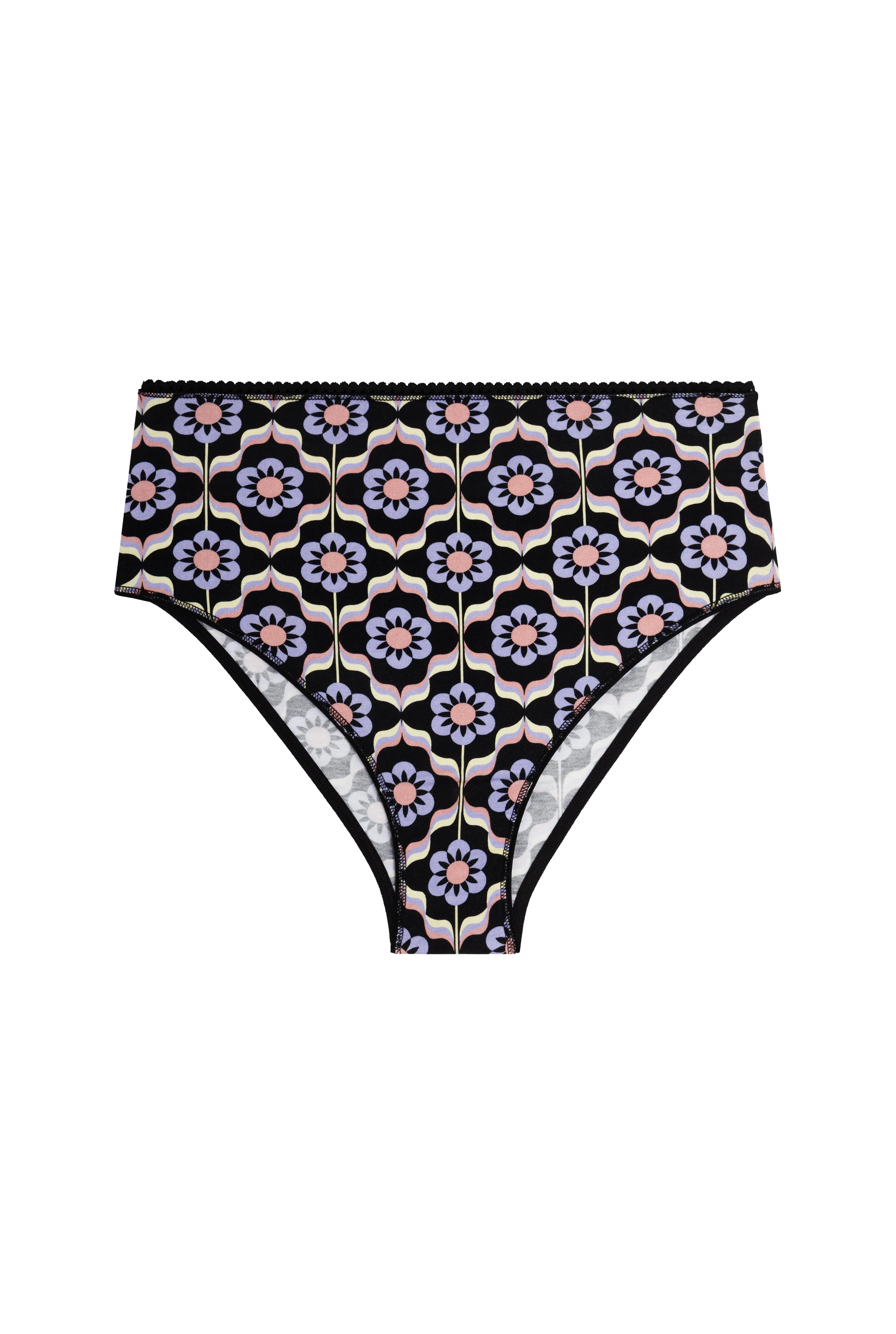 High-waisted organic cotton briefs - Sheila Violet sold by We Are Jolies product image thumbnail 2