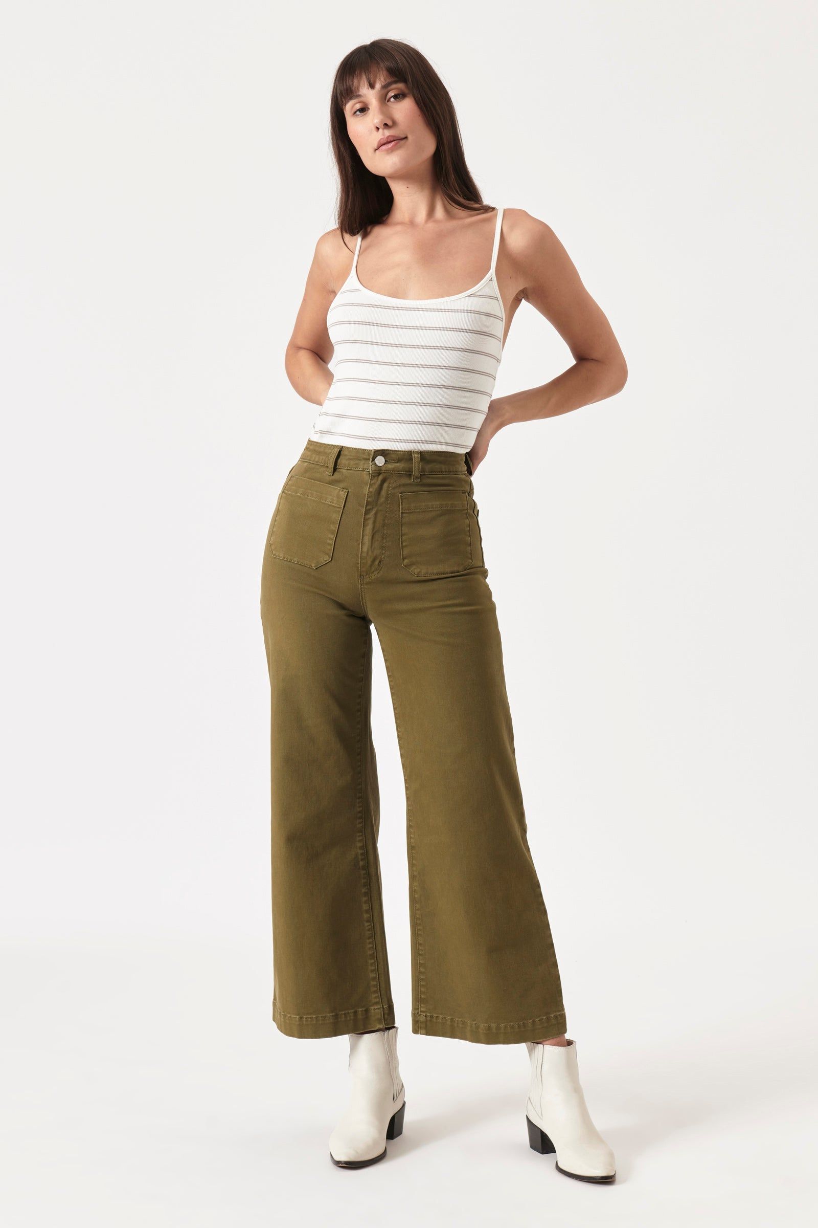 Sailor Jean - Army Green sold by Rolla’s Jeans product image thumbnail 4