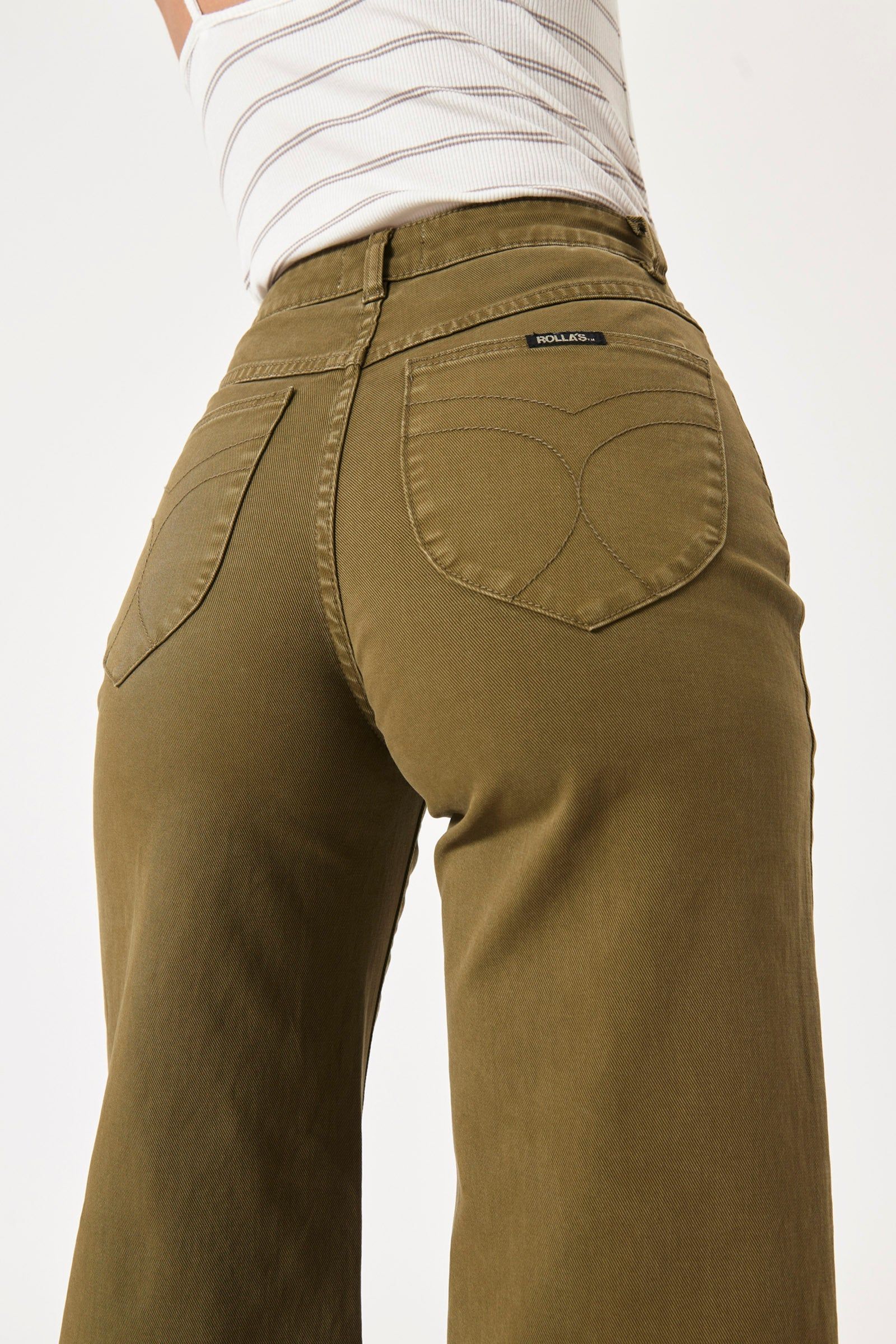 Sailor Jean - Army Green sold by Rolla’s Jeans product image thumbnail 7