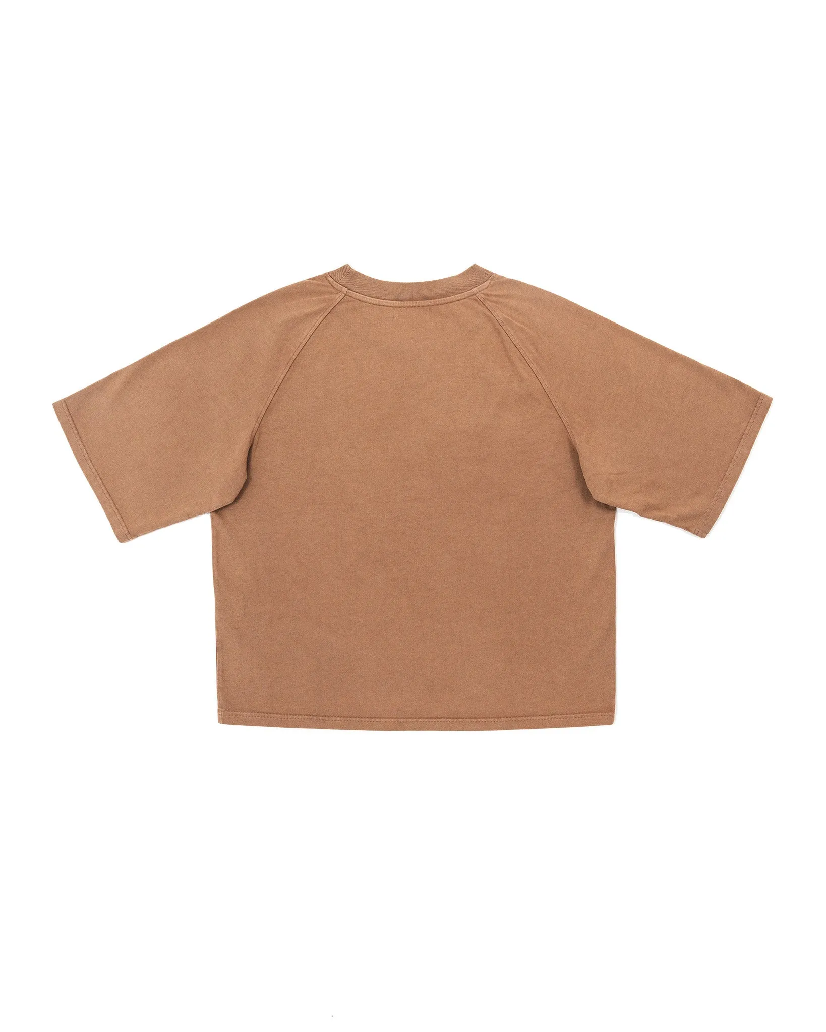 Embroidered Logo T-Shirt Brown sold by Pellador product image thumbnail 3