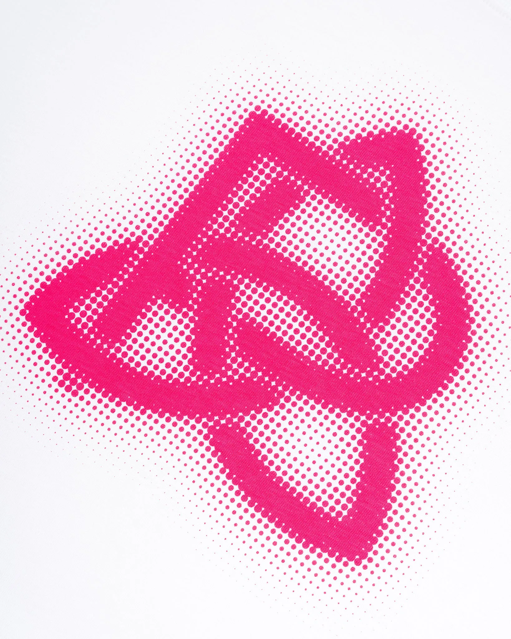 Halftone Knot Logo White sold by Pellador product image thumbnail 2