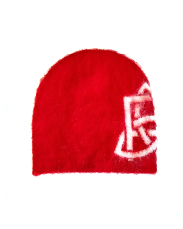 Mohair Beanie Red sold by Pellador