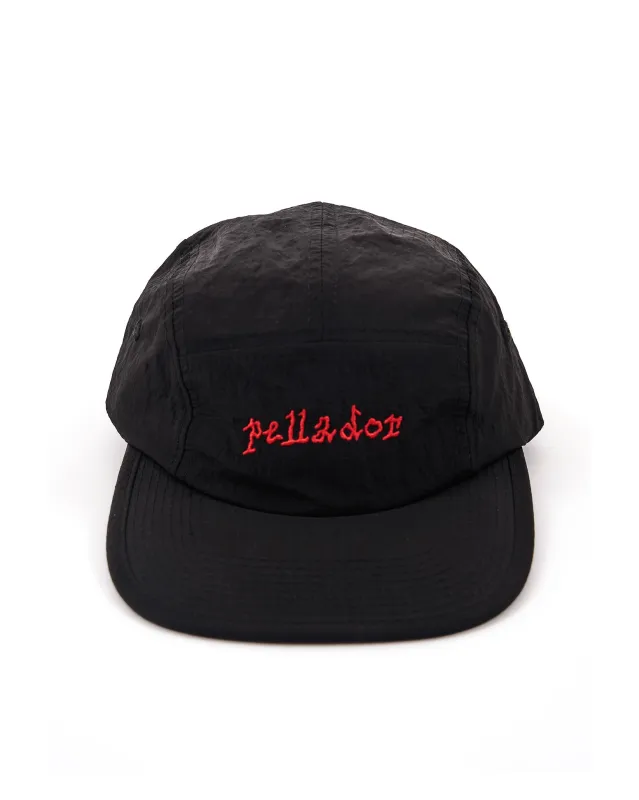 Ripstop Drawstring Cap Black & Red sold by Pellador