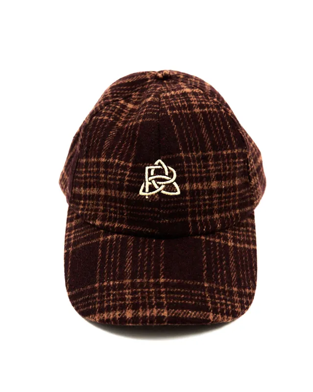 Check Pattern Cap Red & Orange sold by Pellador