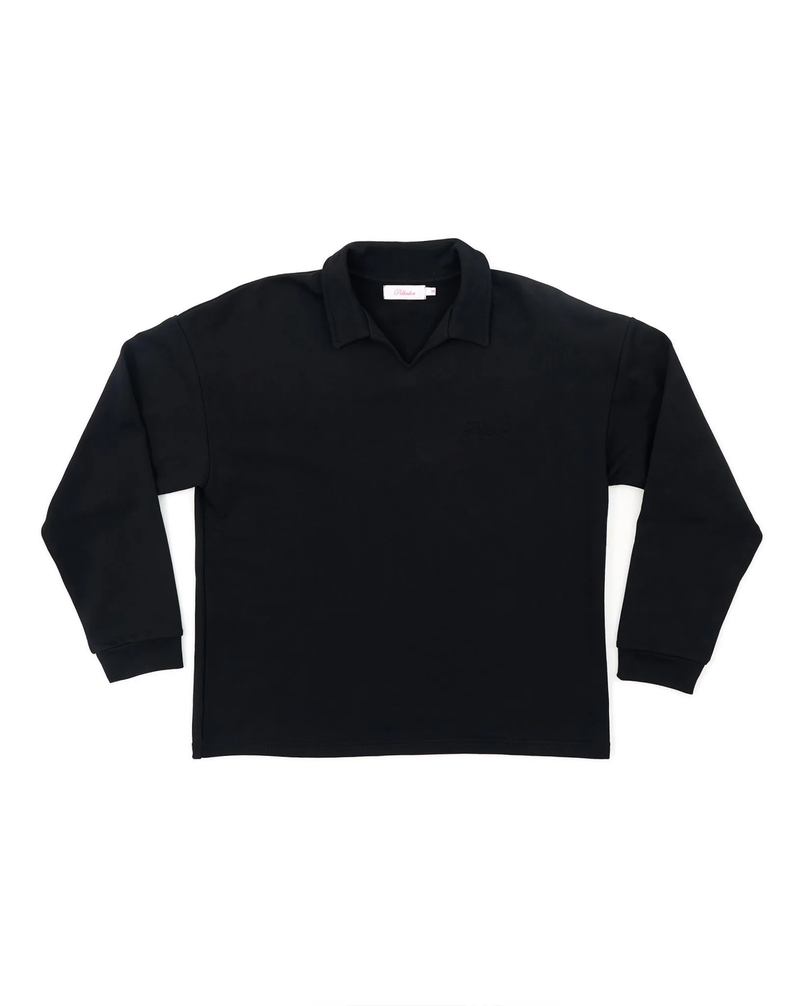 Polo Collar Sweatshirt - Black sold by Pellador