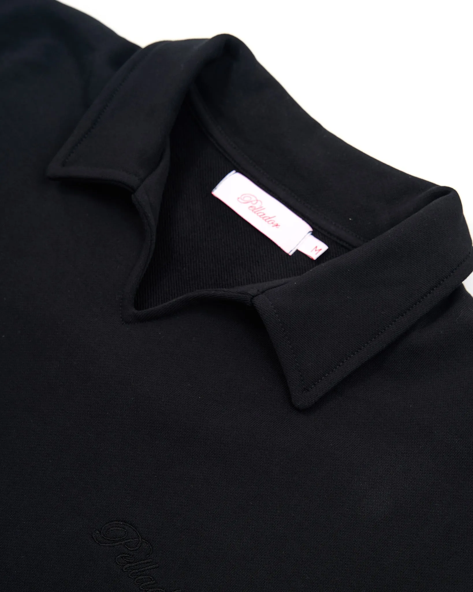 Polo Collar Sweatshirt - Black sold by Pellador product image thumbnail 4