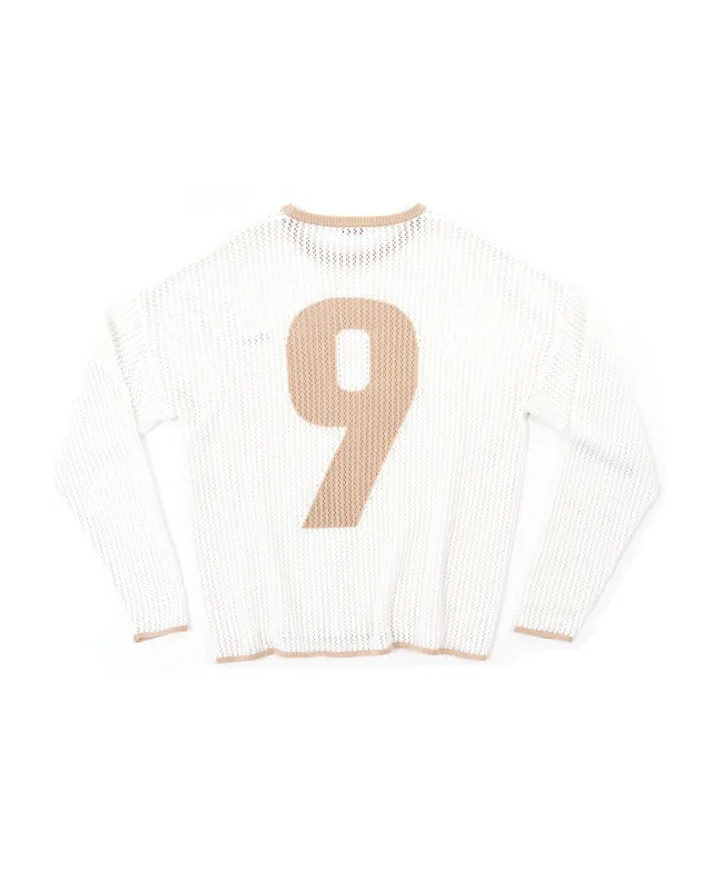 9 Crochet Knit - White & Gold sold by Pellador