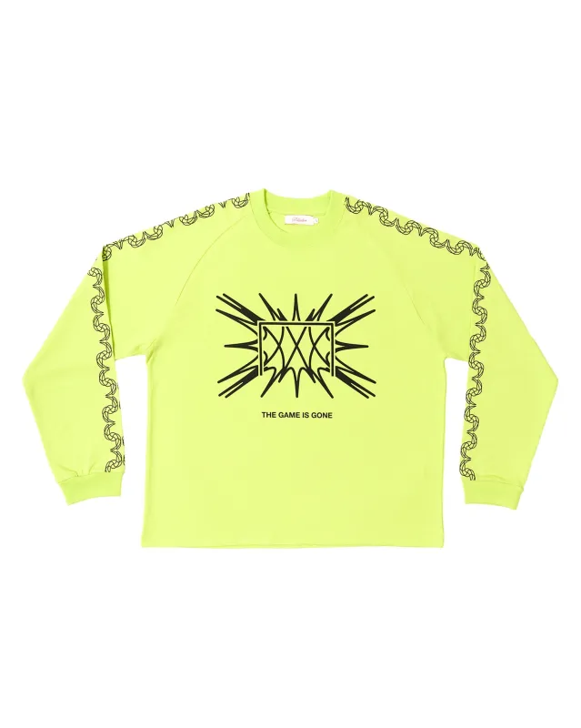 Game is Gone Long Sleeve - Luminous Yellow made by Pellador