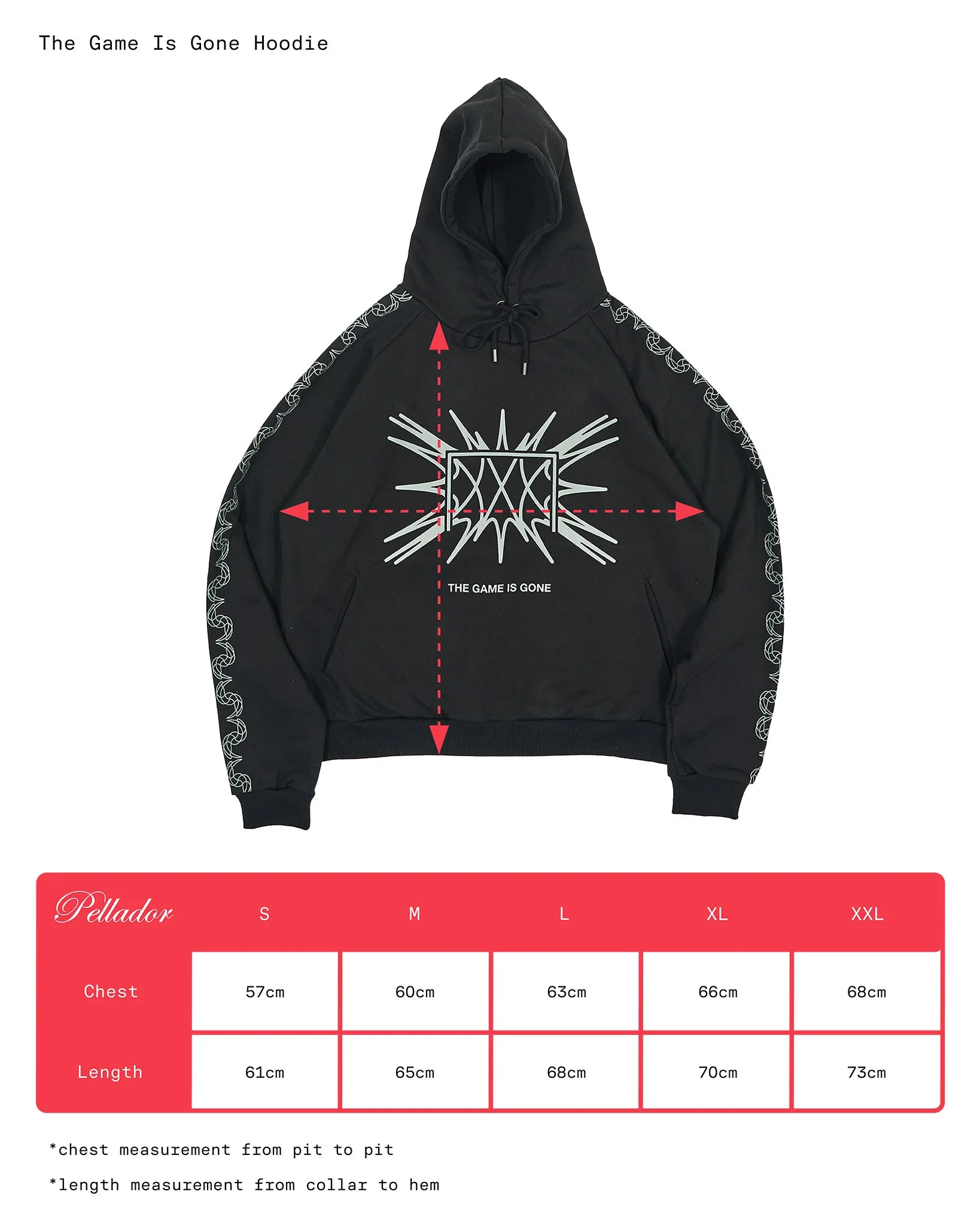 Game is Gone Hoodie - Black sold by Pellador product image thumbnail 4