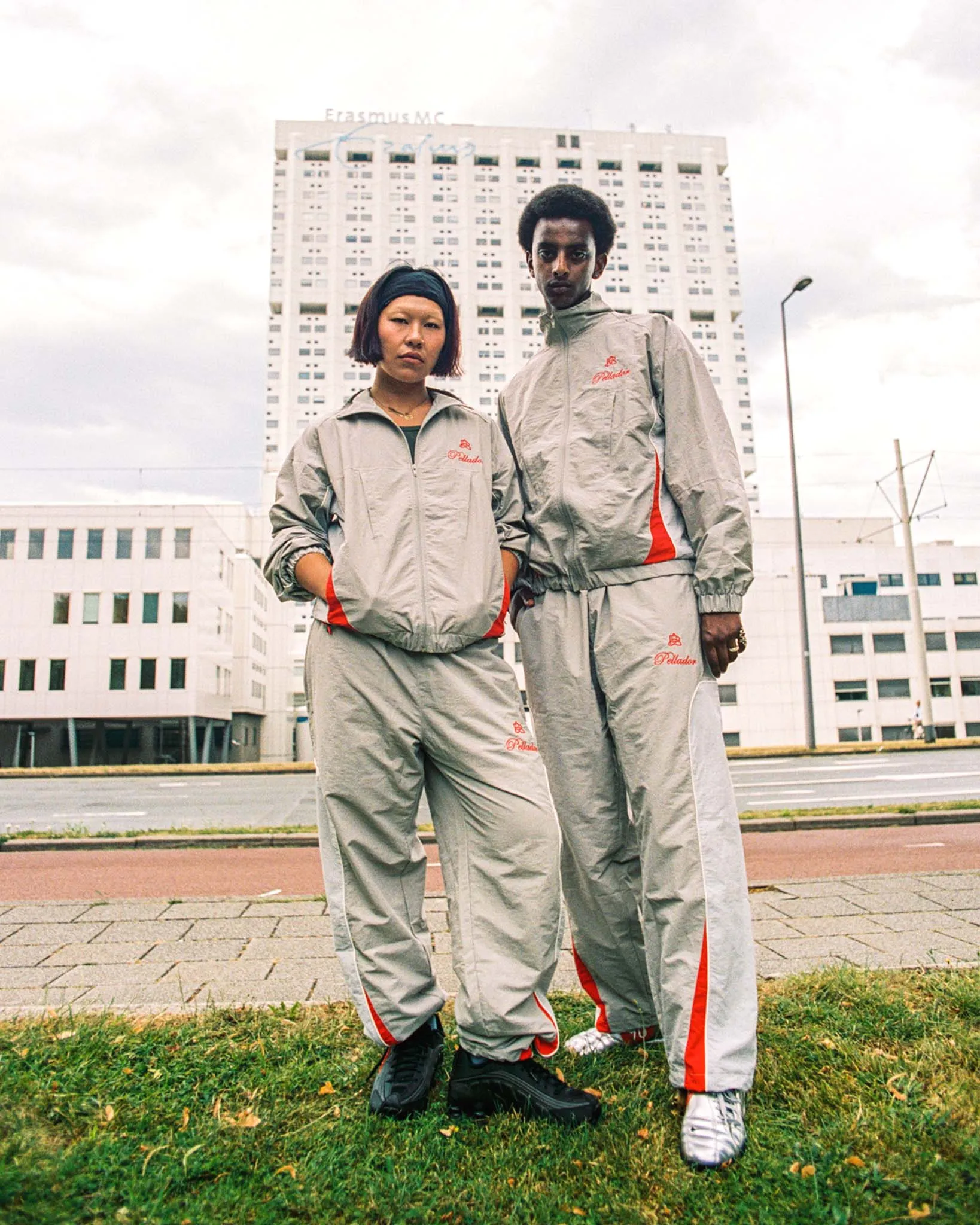 Track Bottoms - Grey & Red sold by Pellador product image thumbnail 4