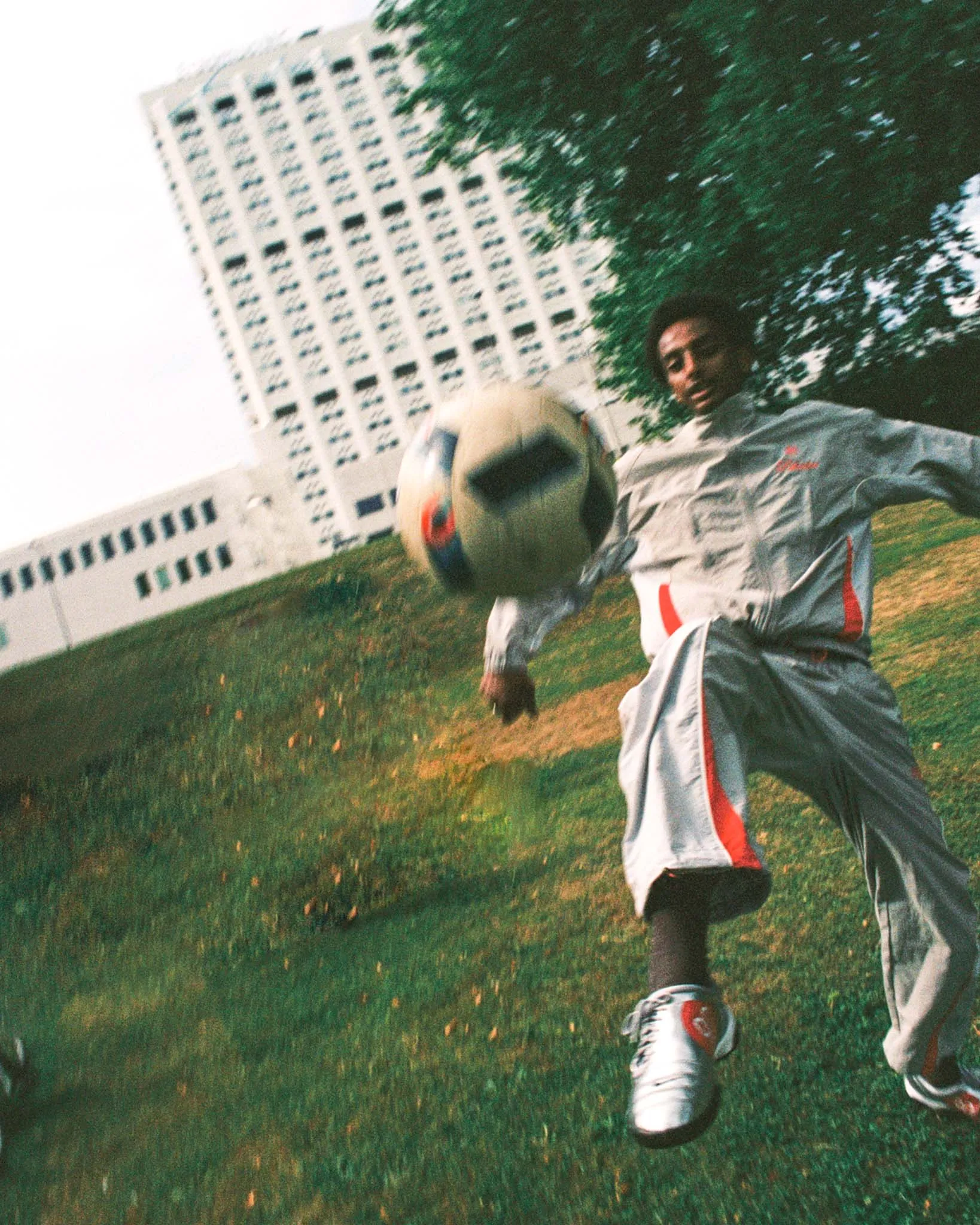 Track Bottoms - Grey & Red sold by Pellador product image thumbnail 5