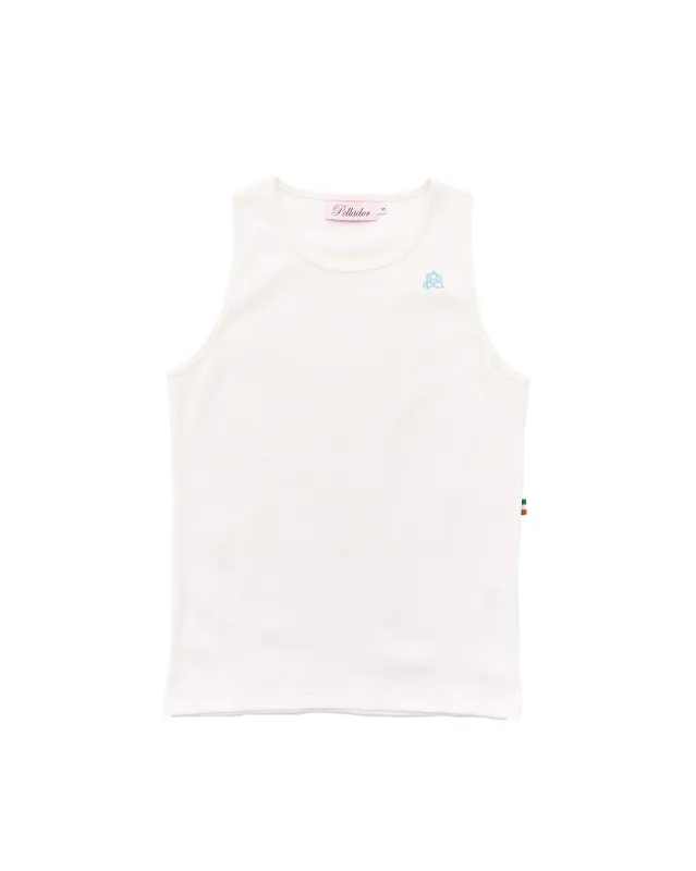 Knot Logo Vest - White sold by Pellador