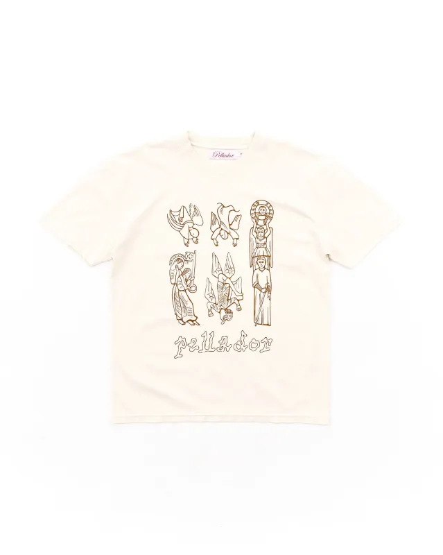 High Cross T-Shirt - Cream made by Pellador