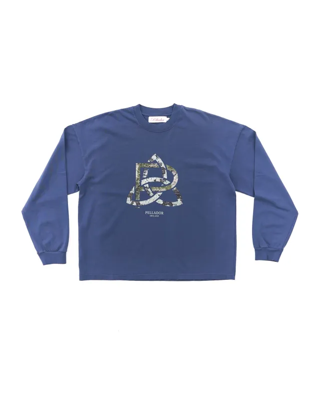 Forest Knot Logo L/S Tee - Navy sold by Pellador