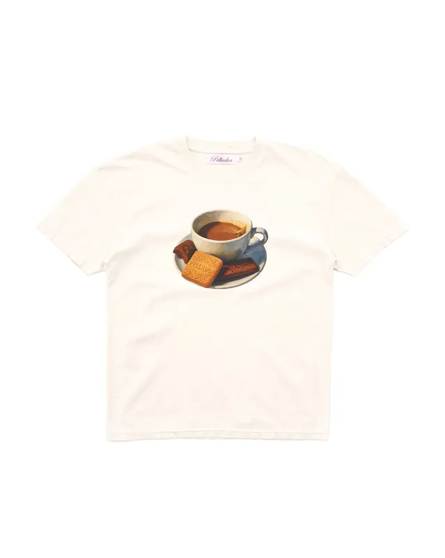 Tea & Biscuits T-Shirt - Cream sold by Pellador