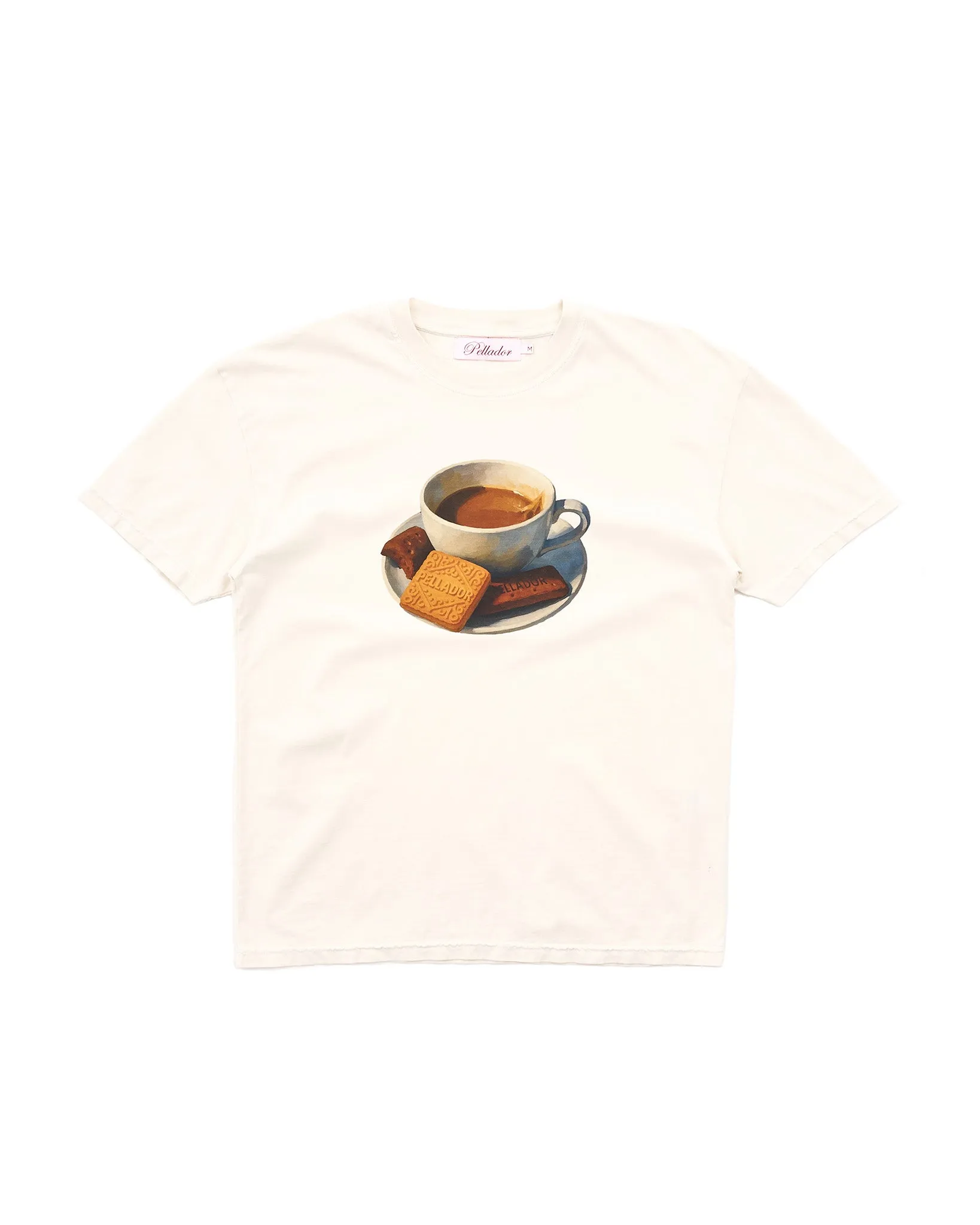 Tea & Biscuits T-Shirt - Cream sold by Pellador