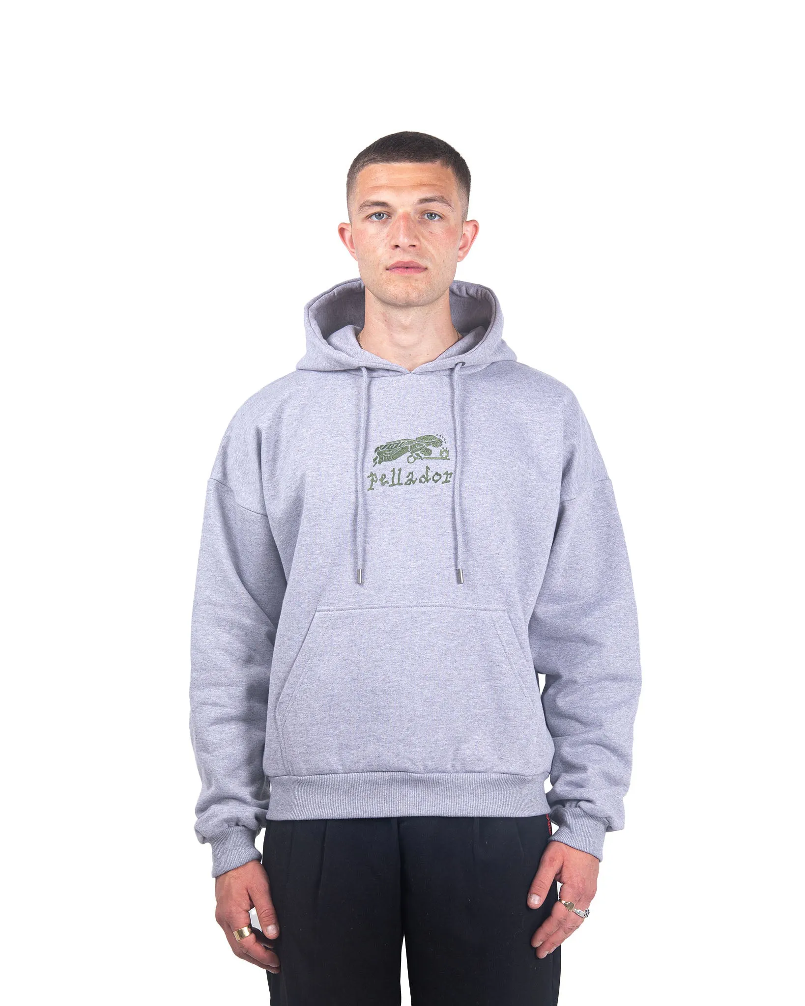 High Cross Hoodie - Heather Grey sold by Pellador product image thumbnail 3