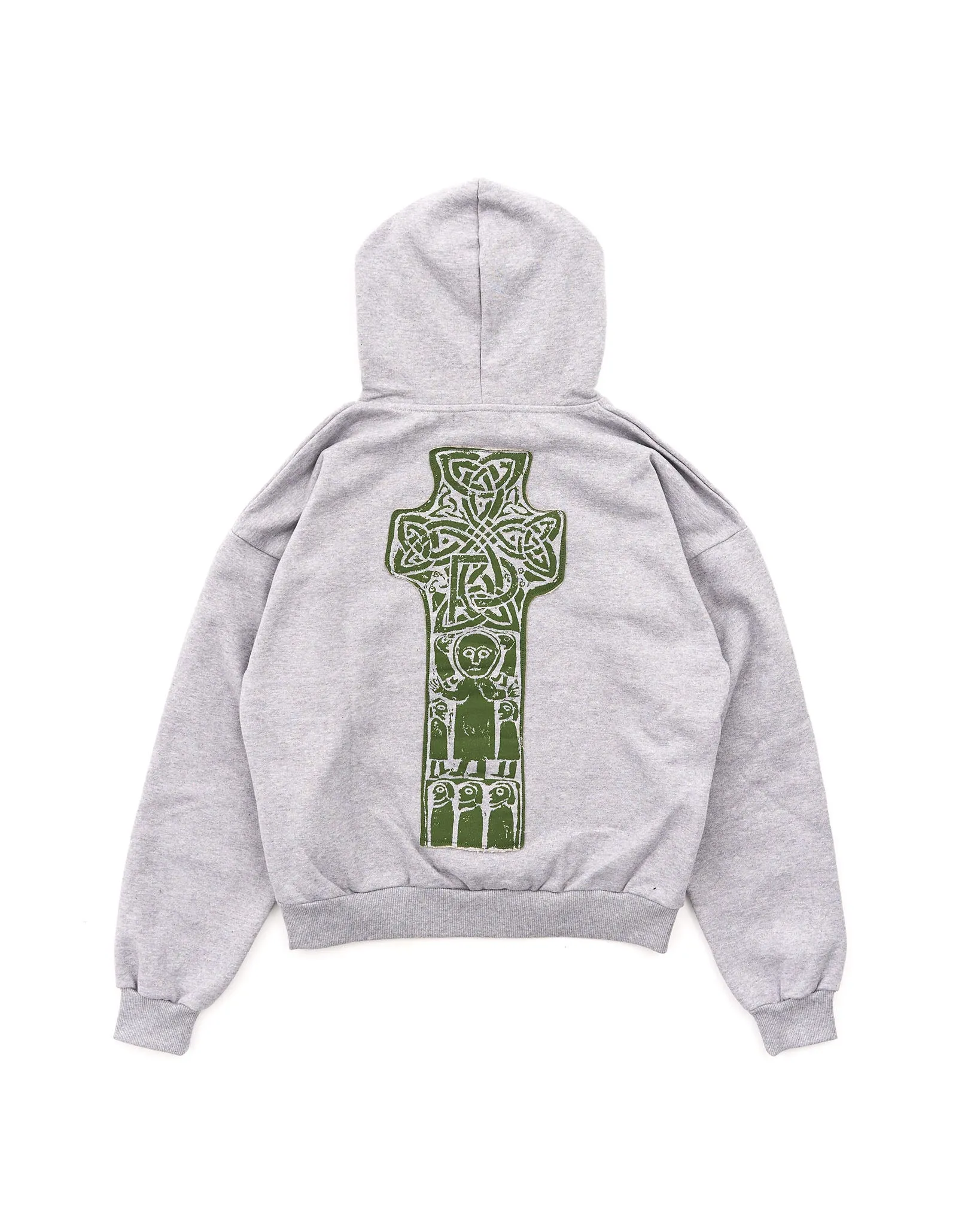 High Cross Hoodie - Heather Grey sold by Pellador product image thumbnail 2