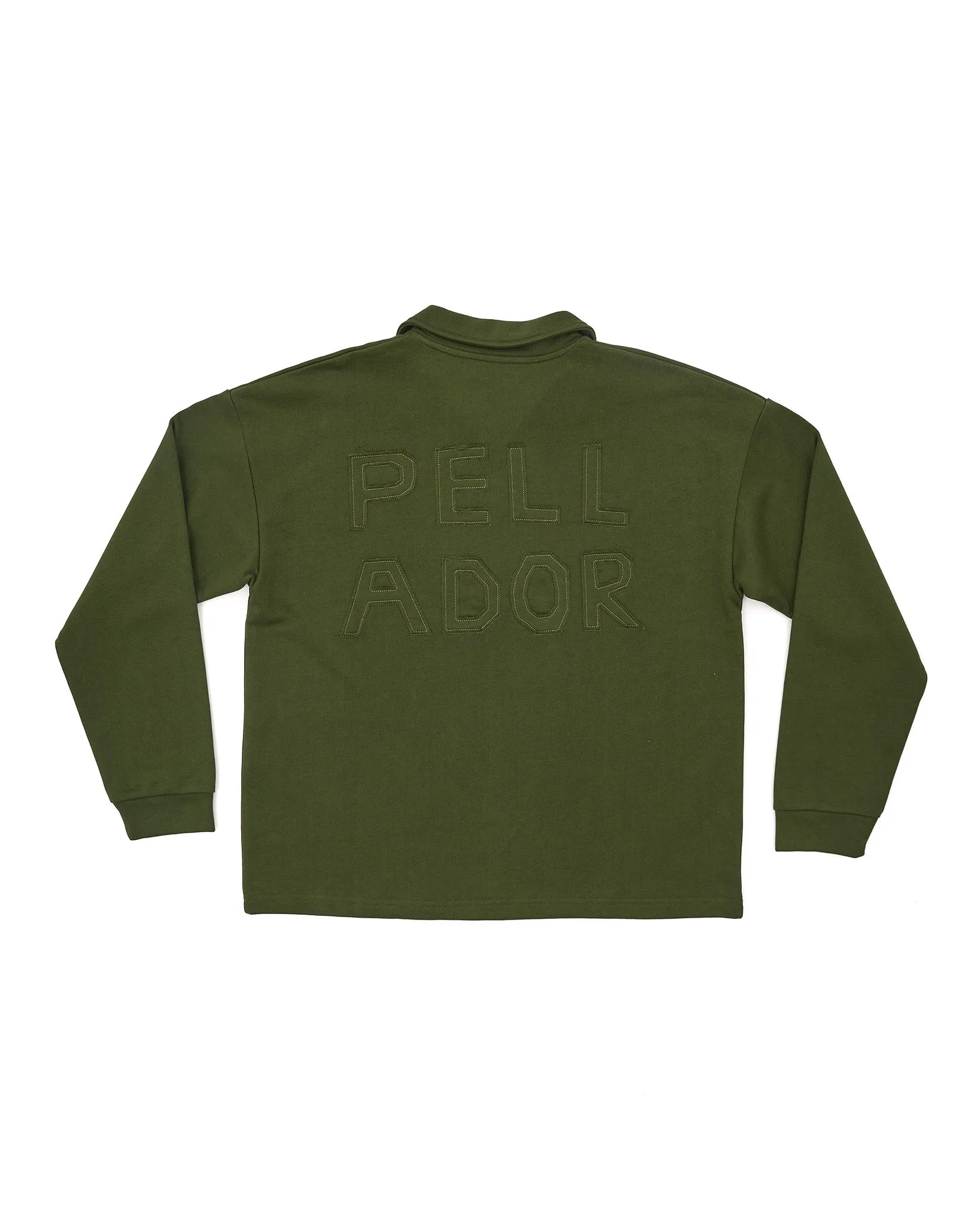 Appliqué Polo Collar Sweatshirt - Green sold by Pellador product image thumbnail 2
