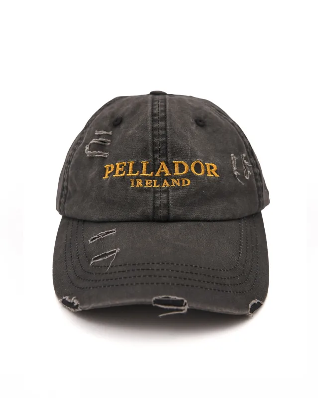 Pellador Ireland Distressed Cap - Washed Black sold by Pellador