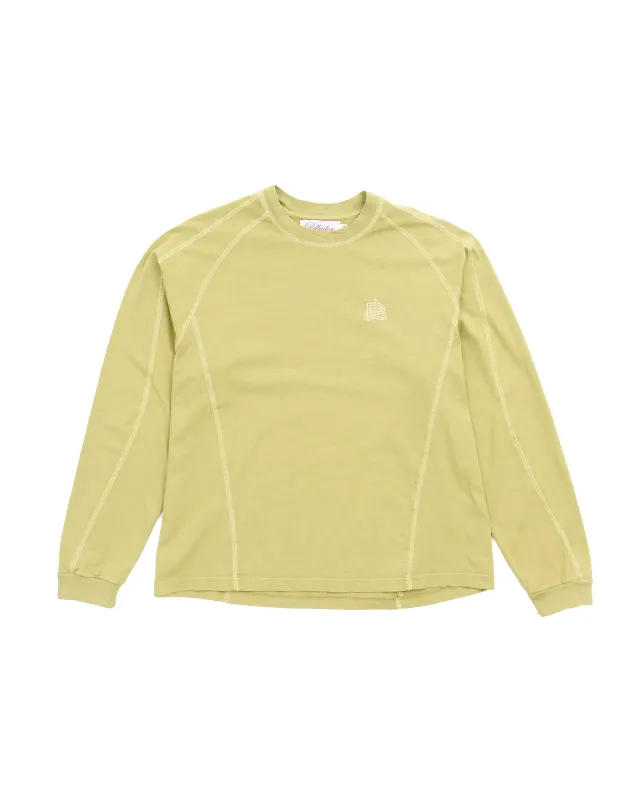 Overlock Longsleeve Tee - Green made by Pellador