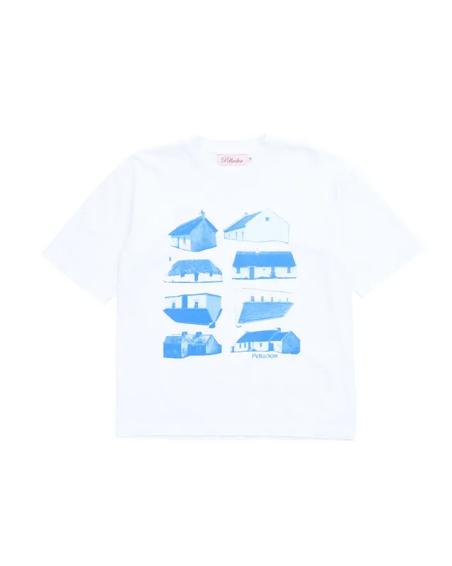 Blue Cottage Tee - White made by Pellador