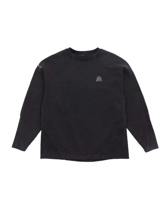 Training Sweatshirt - Washed Black made by Pellador