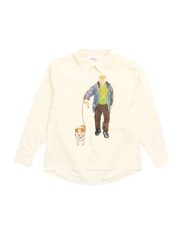 Sean Ferry Dog Walk Shirt - Cream made by Pellador