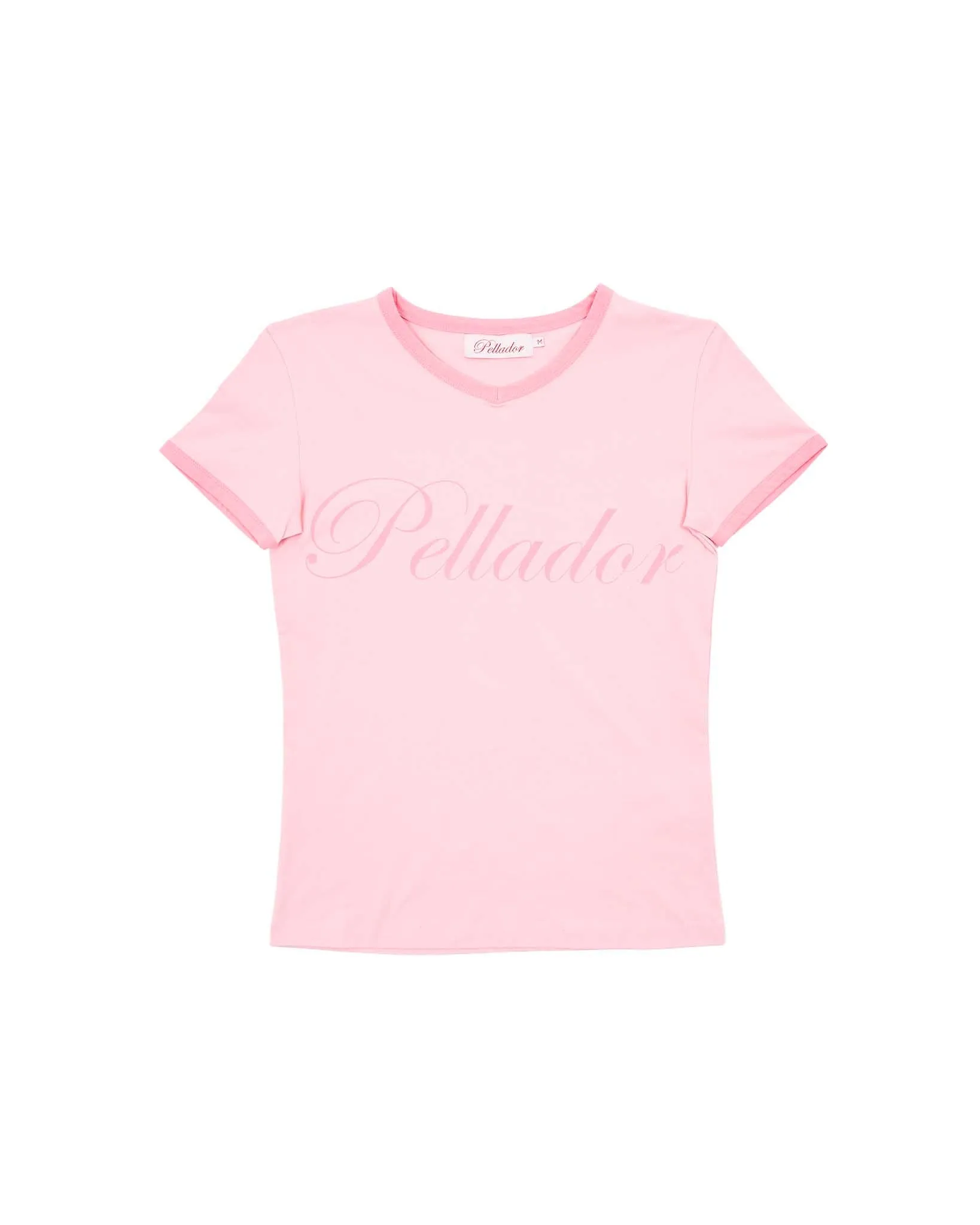 Women's V-Neck Tee - Pink sold by Pellador