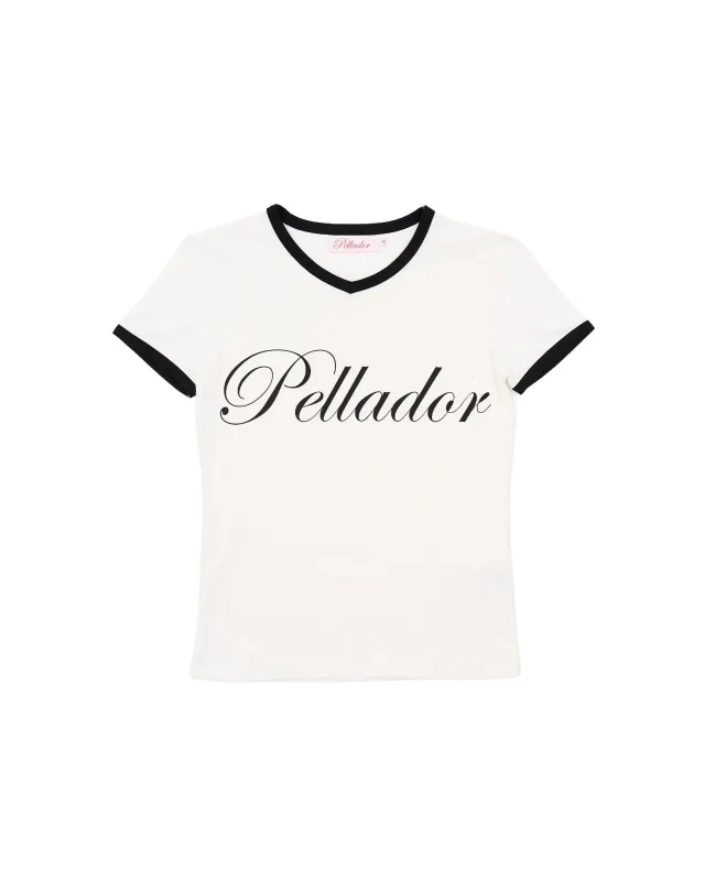 Women's V-Neck Tee - White made by Pellador