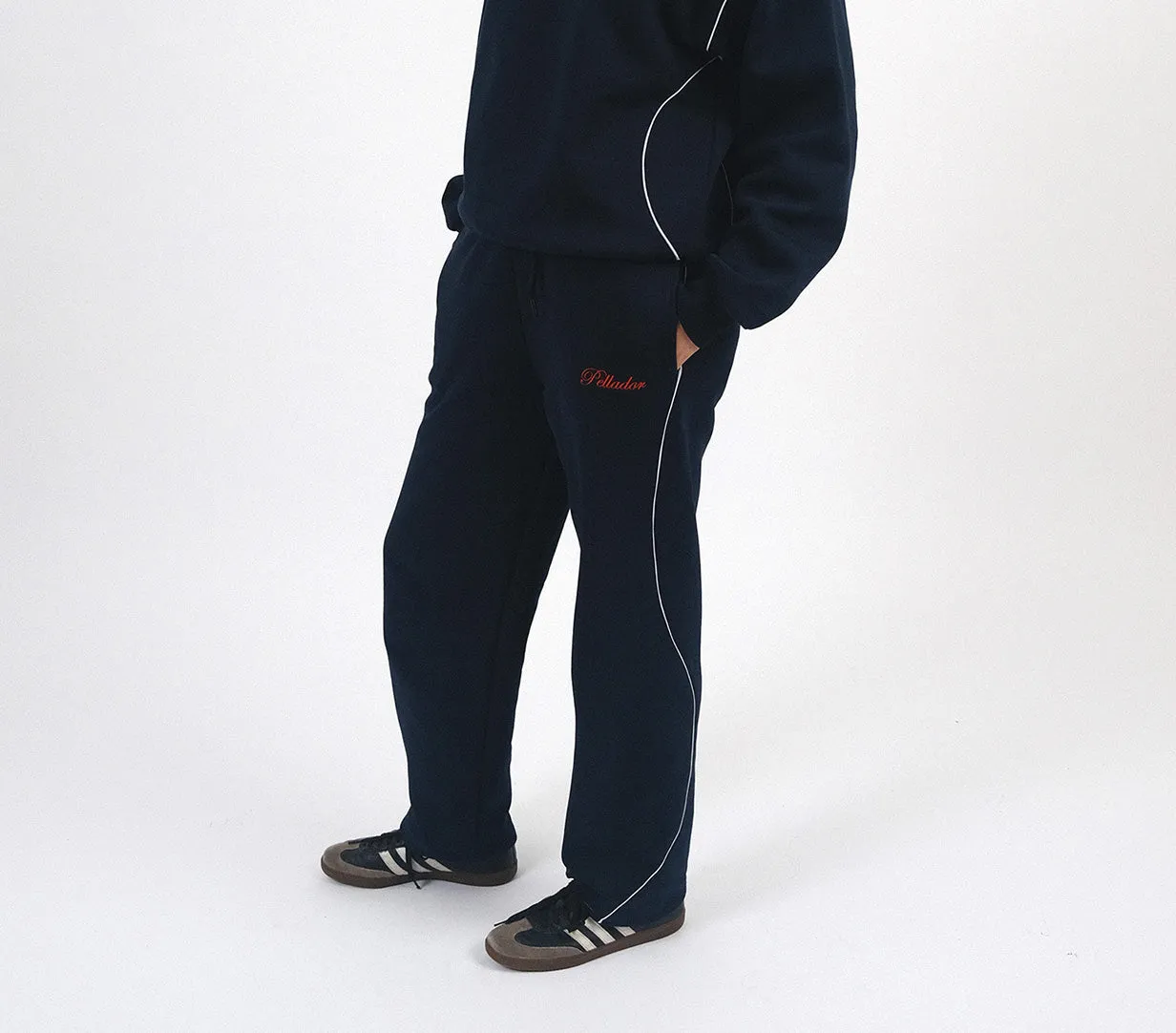 Piping Sweatpants Navy sold by Pellador product image thumbnail 4