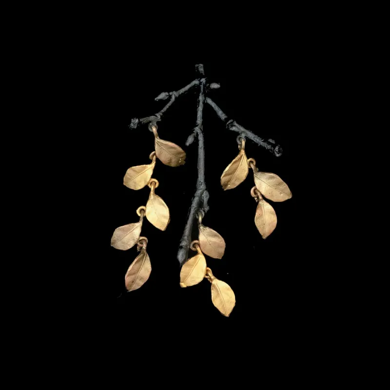 Golden Autumn Brooch made by Michael Michaud