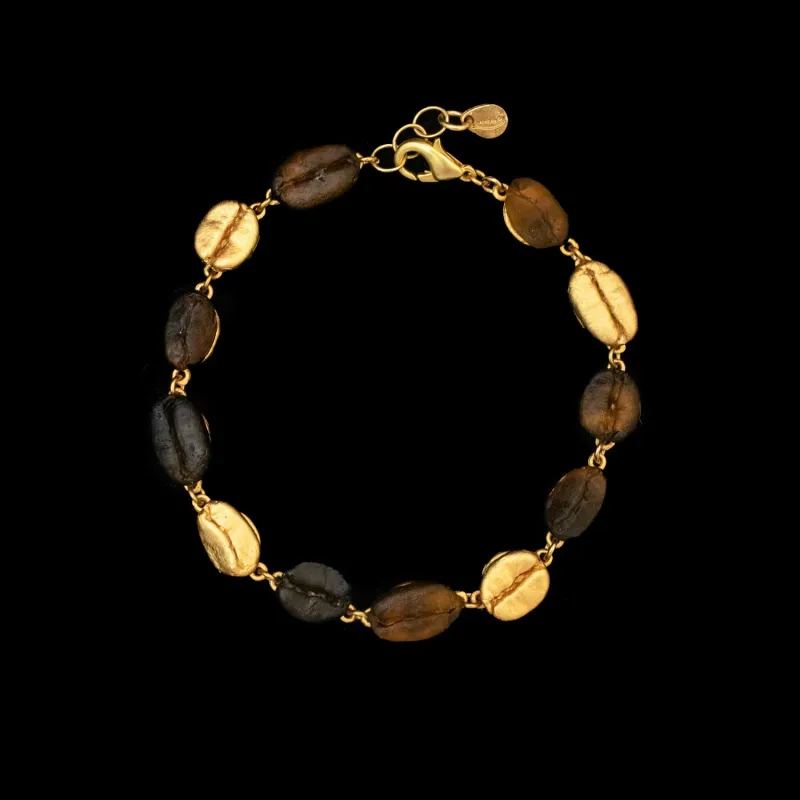 Roasted Coffee Bean Bracelet made by Michael Michaud
