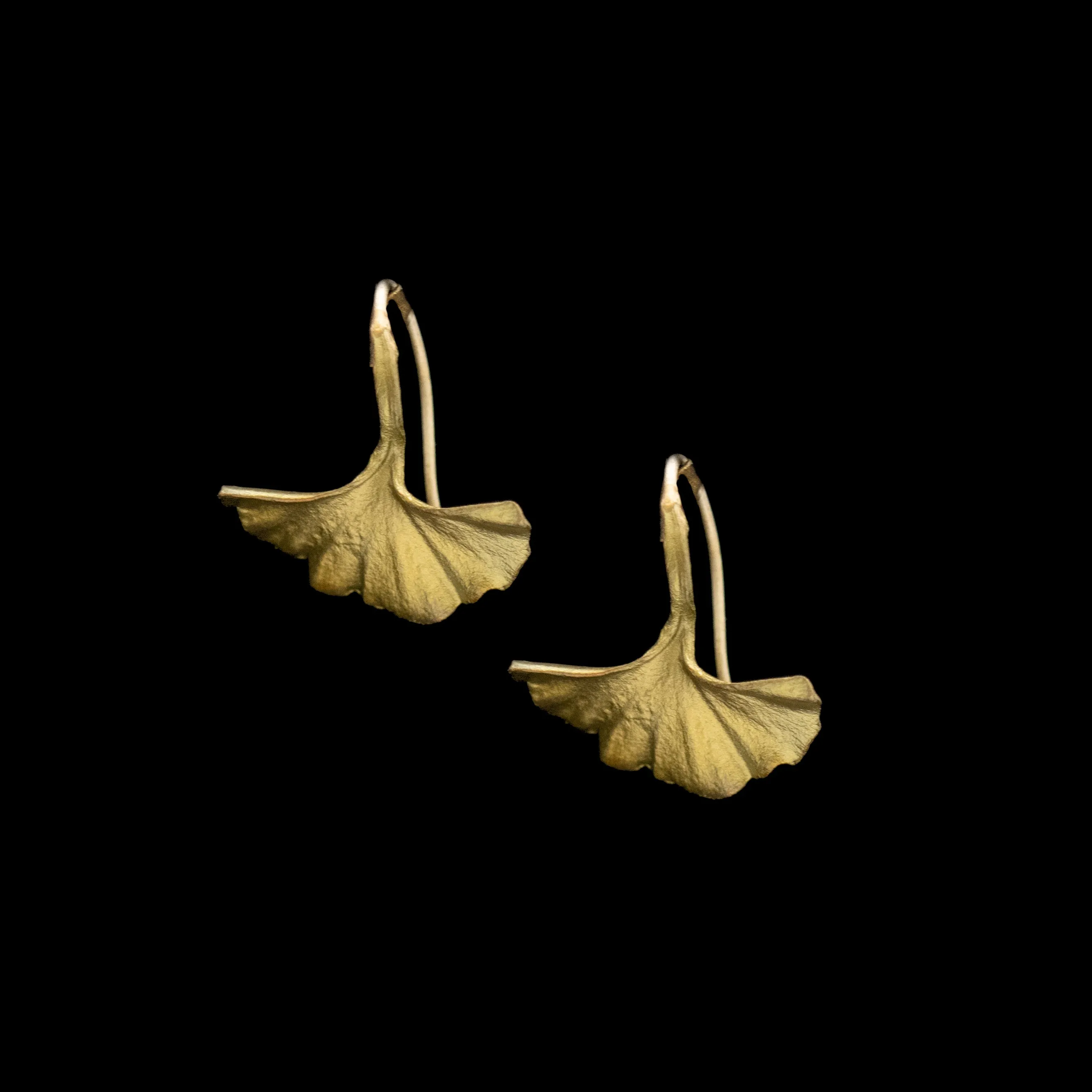 Ginkgo Large Wire Earrings sold by Michael Michaud