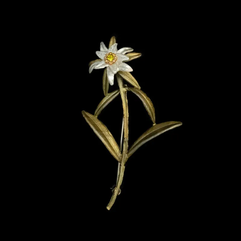 Edelweiss Brooch - Grow made by Michael Michaud