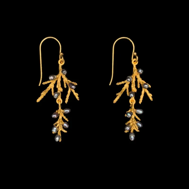 Juniper Earrings - Dainty Wire Drop made by Michael Michaud