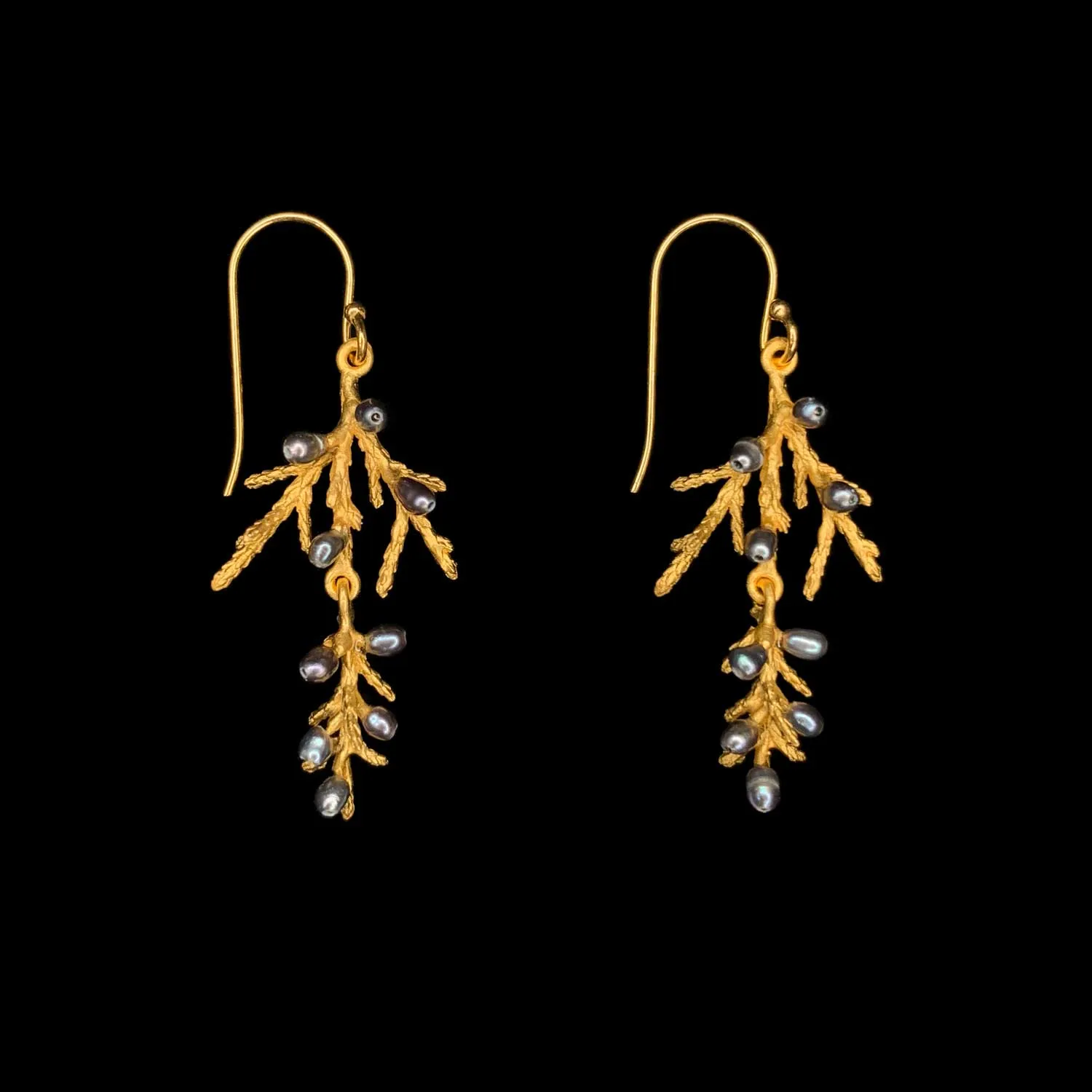 Juniper Earrings - Dainty Wire Drop sold by Michael Michaud