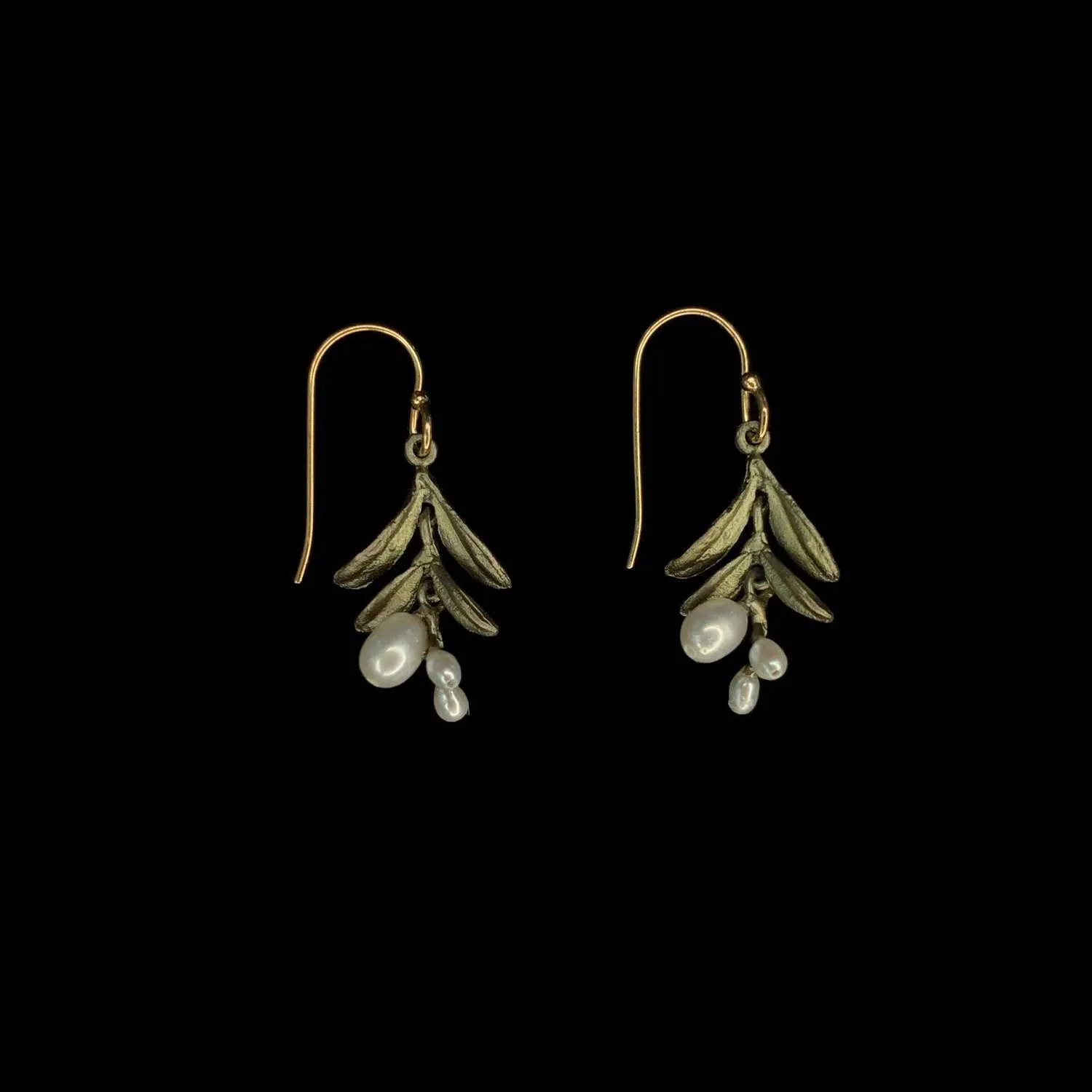 Garden Vine Earrings - Dainty Wire sold by Michael Michaud