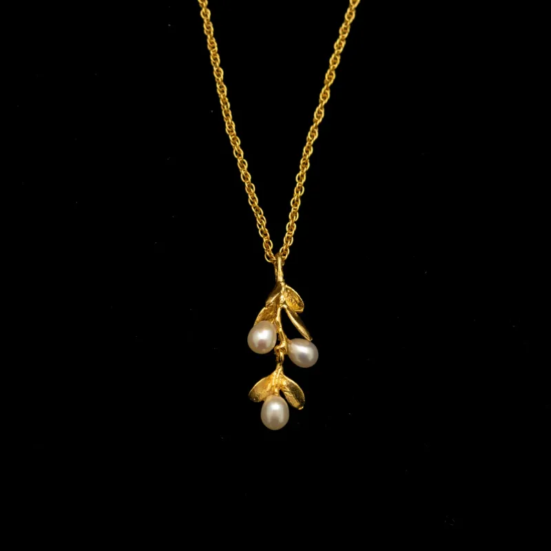 Fine Boxwood Petite Pendant made by Michael Michaud