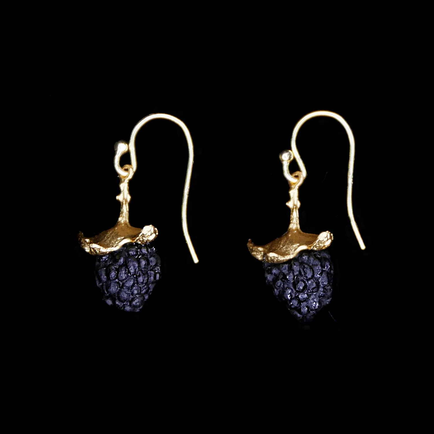Blackberry Earrings - Drop sold by Michael Michaud