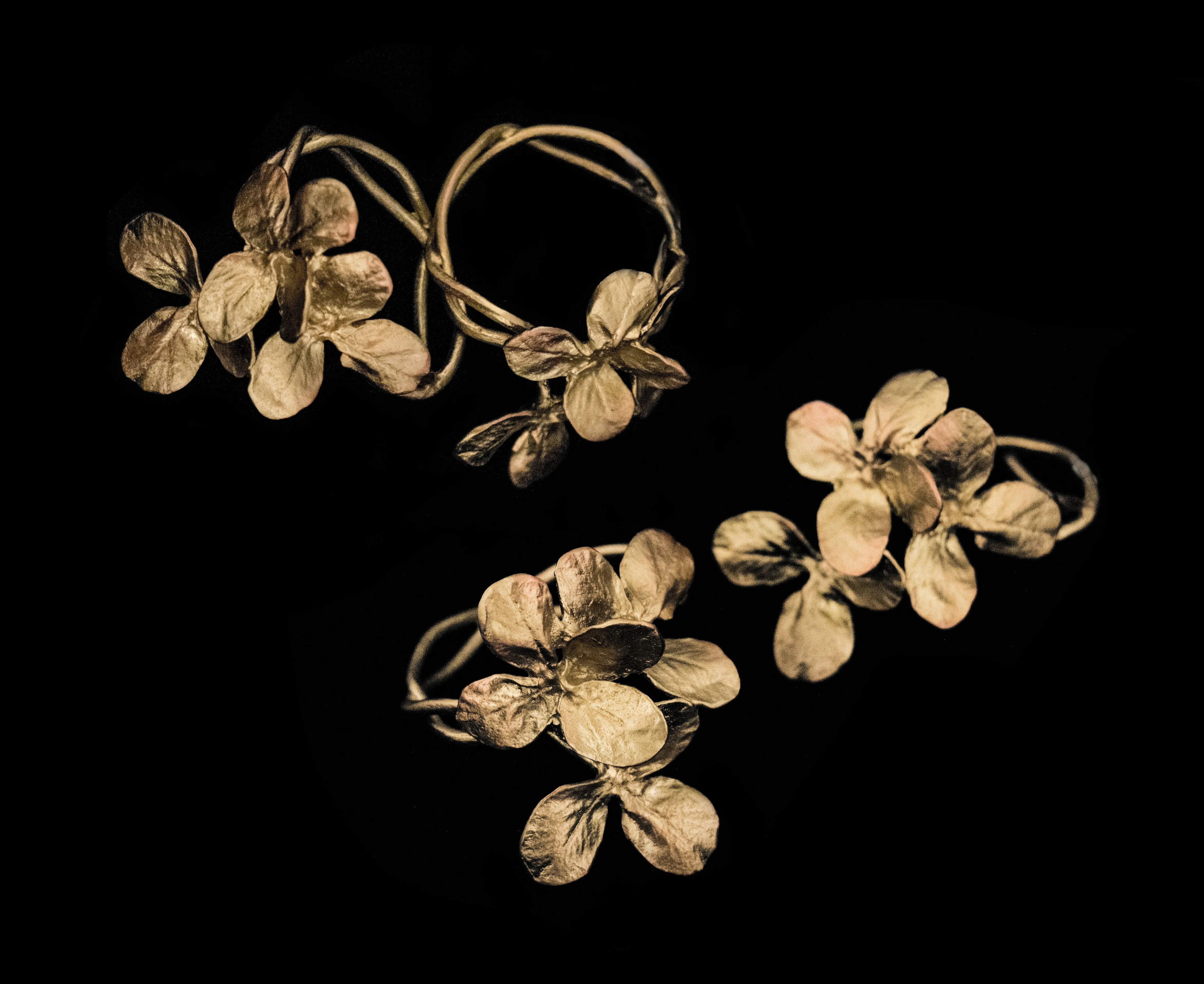 Clover Napkin Rings - Bronze sold by Michael Michaud product image thumbnail 2