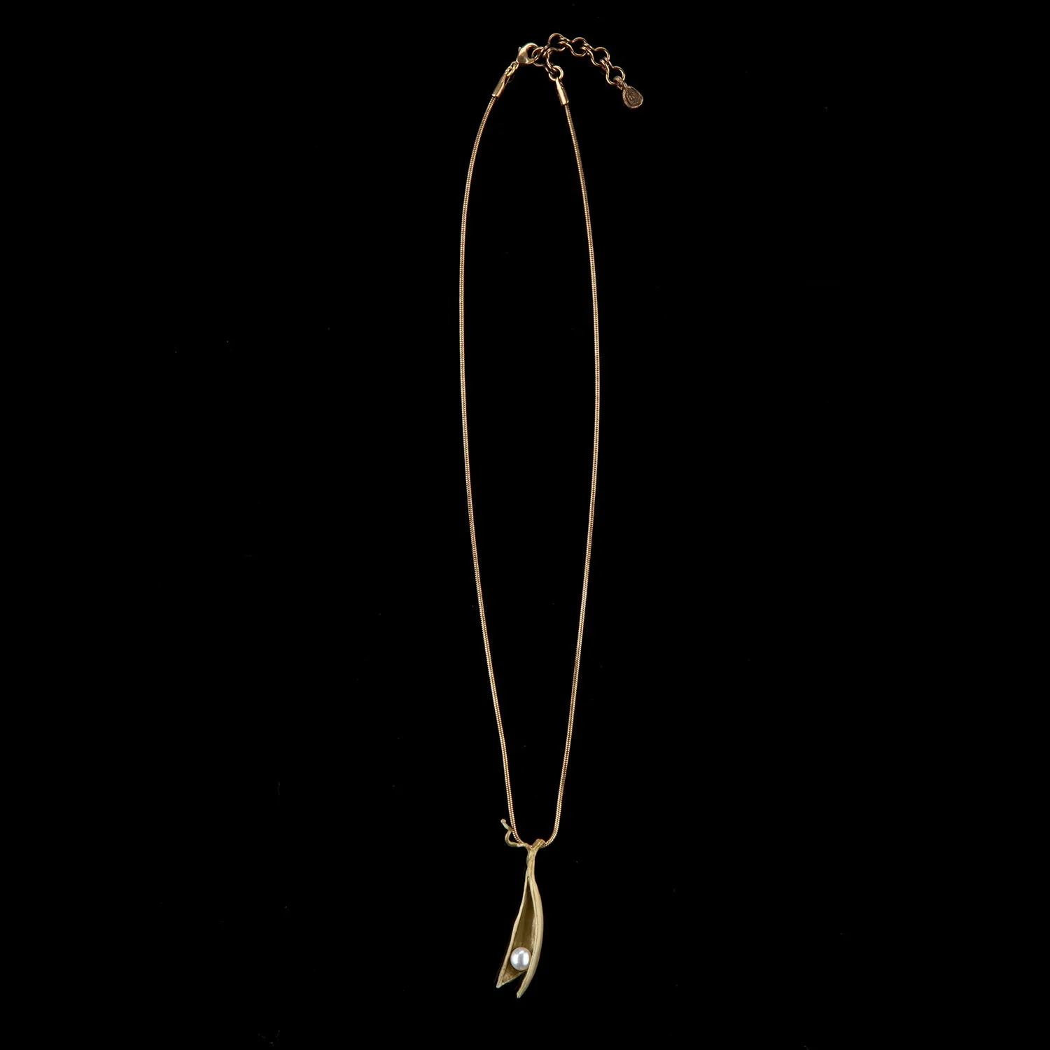 Pea Pod Pendant - 1 Pearl sold by Michael Michaud product image thumbnail 3