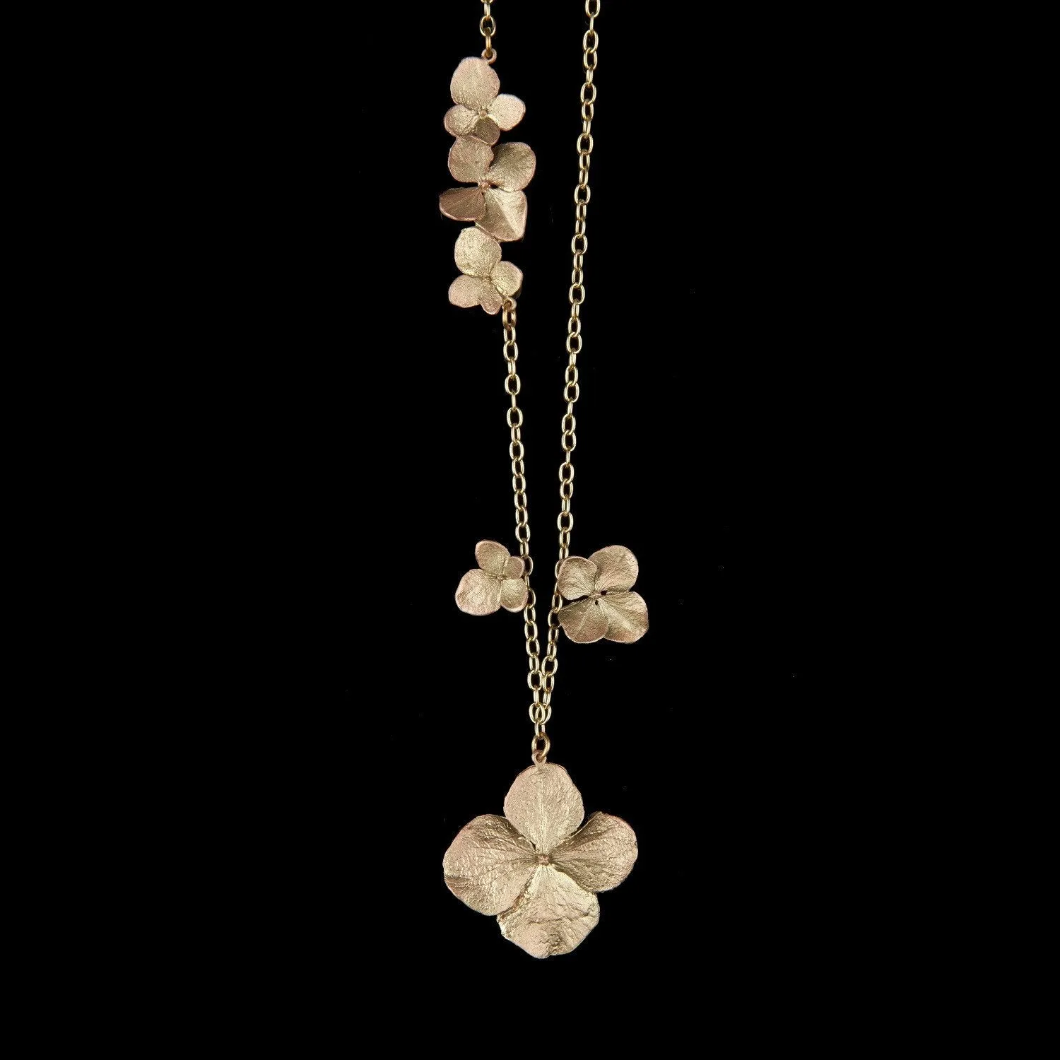 Hydrangea Necklace - Long sold by Michael Michaud